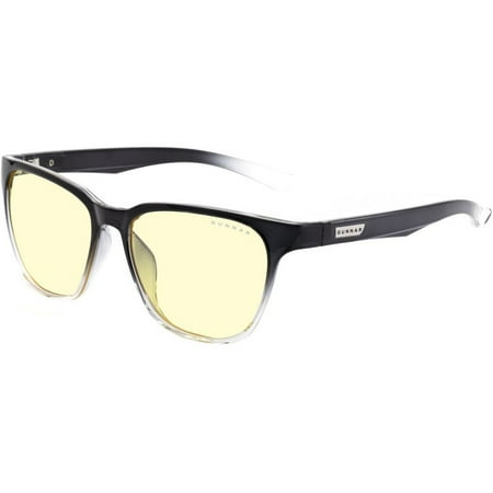 GUNNAR Gaming & Computer Glasses, Berkeley, Onyx Fade, Amber Tint
