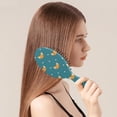 thumbnail image 3 of Foxy Night Sky Hairbrush - Round Bristle Brush for Wet/Dry Hair, Gentle on All Hair Types & Tames Frizz, 3 of 4