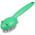 thumbnail image 4 of IDEANATEGRATE Household 1Pack Frog Shape Ergonomic Shoe Cleaning Brush With Soft Bristles 7.9x2.4x1.8in, 4 of 8