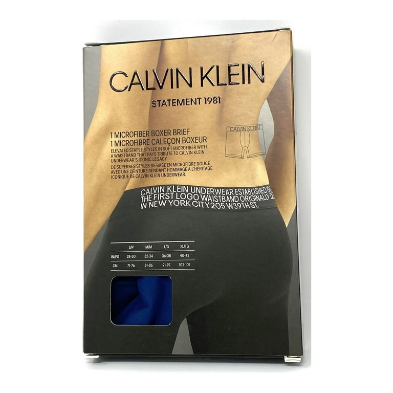 Calvin Klein Statement 1981 Boxer Briefs Blue Jean Small Walmart