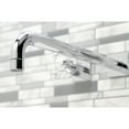 thumbnail image 3 of Kingston Brass KS6041BX Metropolitan Two-Handle 3-Hole Wall Mount Roman Tub Faucet in Polished Chrome, 3 of 7