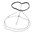 thumbnail image 2 of Joyería de Cadena de Muslo Sunnimix Cadena de muslo Brillante Pierna Cadena de Cuerpo, 2 of 8