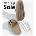 thumbnail image 5 of Weweya Sandals for Women and Men - Pillow Slippers - Double Buckle Adjustable Slides - EVA Flat Sandals, 5 of 6