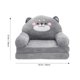 thumbnail image 3 of Asiento infantil con forma de elefante, bonito sofá plegable para niños, creativo sofá de felpa para bebés, 3 of 3