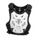 thumbnail image 4 of Protector de pecho para motocross, resistente, portátil y ajustable. Blanco, 4 of 9