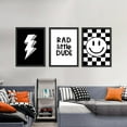 thumbnail image 2 of Construction Truck Kids Room Wall Hieng Deco Bulldozer Pictures Tractor Vehicle Poster Dump Truck Wall Hieng Boy Room Canvas Wall Decoration Baby Room Print Boy Bedroom Frame Set, 2 of 6