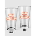 thumbnail image 1 of Smartprints Stay Positive Banner Pint Glass -Image by Shutterstock, 16 oz Transparent Glass, 1 of 4