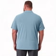 thumbnail image 5 of Men's Big and Tall Polo Shirts Performance Short Sleeve Polo Shirt Sizes XLT-8XLT Light Blue 6XL, 5 of 6
