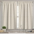 thumbnail image 2 of Ambesonne Victorian Valance & Curtain, Swirls Baroque Style, 55"x30", Cream Tan, 2 of 6