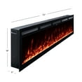 thumbnail image 3 of Modern Ember 72" Vibrance Linear Electric Fireplace Crystal Ember Bed- Works with Wi-Fi App, 3 of 5