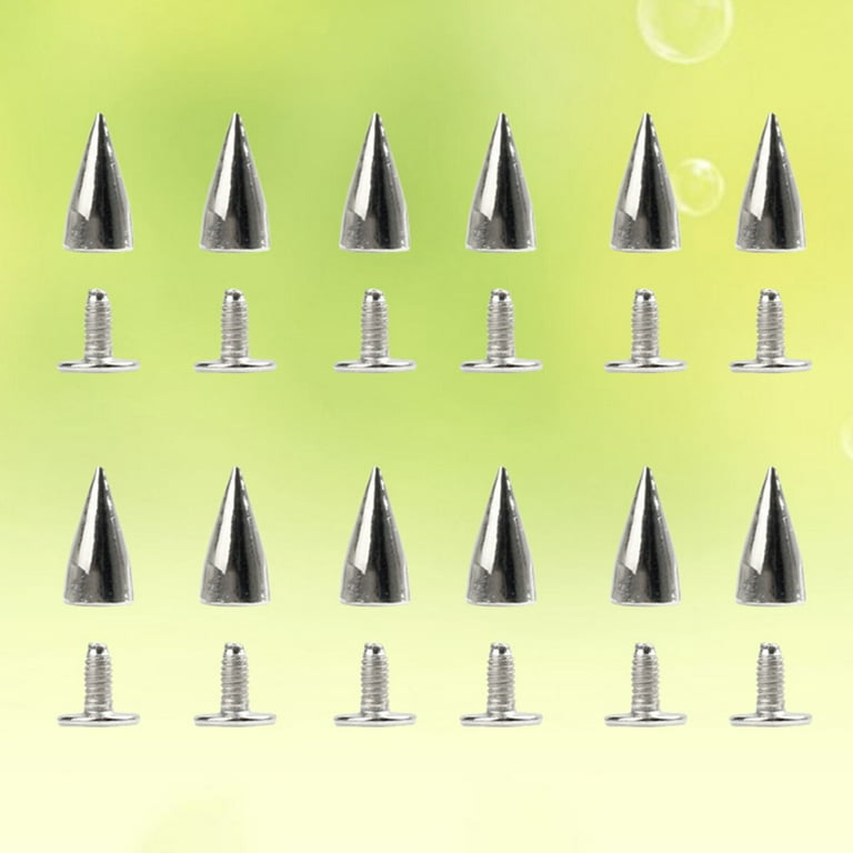 Bullet Punk Spikes Leather Crafts Screw Punk Studs Bullet Cone Spike –  SnapS Tools