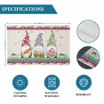 thumbnail image 6 of Gnomes Easter Placemats Set of 4, Eggs Tulips Spring Floral Rustic Placemats for Dining Table, Place Mats for Kitchen Tabletop, Waterproof Wipeable Dining Table Mats Set, 6 of 9