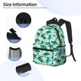 thumbnail image 5 of Picia Green Sea Turtle Large Capacity Backpack Classic Style Backpack Casual Backpack Water-Resistant School Work Travel Outdoor Backpack, 5 of 8