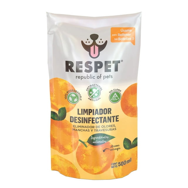 Limpiador Desinfectante RESPET Eliminador de olores 500ml
