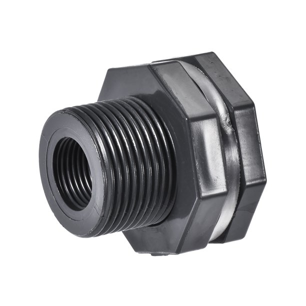 Bulkhead Fitting, G1/2 Female 1.5" Male, Pipe Fitting with Silicone