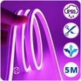 thumbnail image 4 of Tira led neon morada flexible unicolor 5 metros solo rollo impermeable DOSYU  DY-YL08, 4 of 8