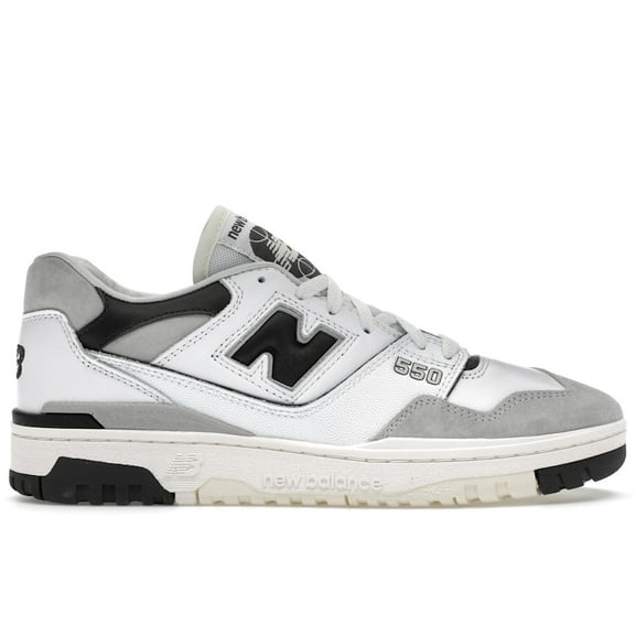 New Balance Men's 550 Grey White Black Shoes, from StockX