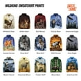 thumbnail image 6 of Men's Women's Sweater Jacket Full Zip Fleece Moose Wildlife Sweatshirt Wildkind, 6 of 7
