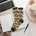 thumbnail image 6 of KLL Mouse Cheese Print Cool Socks Men's Women's Crew Socks Funny Crazy Novelty Stockings, 6 of 7