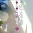 thumbnail image 2 of Sunxin Hangs Crystal Suncatcher Moon Star Gather Light Ornaments Flower Garden Window Hanging Ornaments Party Decorations, 1. Pendant, 2 of 8