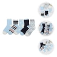 thumbnail image 4 of GOOHOCHY 5 pares de calcetines para dormir en casa, medias cálidas para mujer, calcetines de suelo, medias de suelo, 4 of 8