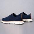 thumbnail image 4 of Men's Casual Walking Sneakers - Breathable Knit Upper Shoes with Quick-Lace Elastic System, 4 of 6