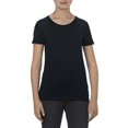 thumbnail image 1 of Missy 4.3 oz., Ringspun Cotton T-Shirt - BLACK - 3XL, 1 of 2