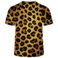 thumbnail image 2 of QTAGTESS Leopard Print T-Shirt for Men Y2K Cheetah Graphic Tee Shirt, 2 of 7