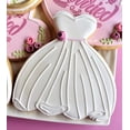 thumbnail image 3 of Ann Clark Wedding Dress Cookie Cutter 4", Made in USA, 3 of 7