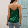 thumbnail image 5 of shpwfbe vests for women spaghetti strap v neck satin camisole soft tank top, 5 of 9