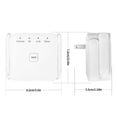 thumbnail image 2 of Repetidor Wifi de doble banda 2.4G 5G Amplificador amplificador de señal Wifi Extensor de rango de señal inalámbrico, Enchufe de EE. UU., Blanco Vogacara EL4487-02B, 2 of 2