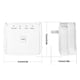 thumbnail image 2 of Repetidor Wifi de doble banda 2.4G 5G Amplificador amplificador de señal Wifi Extensor de rango de señal inalámbrico, Enchufe de EE. UU., Blanco Eigraketly EL4487-02B, 2 of 2