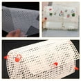 thumbnail image 6 of OUNONA 10pcs DIY Knitting Crochet Bags Kit Mesh Plastic Canvas Sheets Ribbon Set for DIY Craft Shoulder Bags Accessories Tool White, 6 of 7