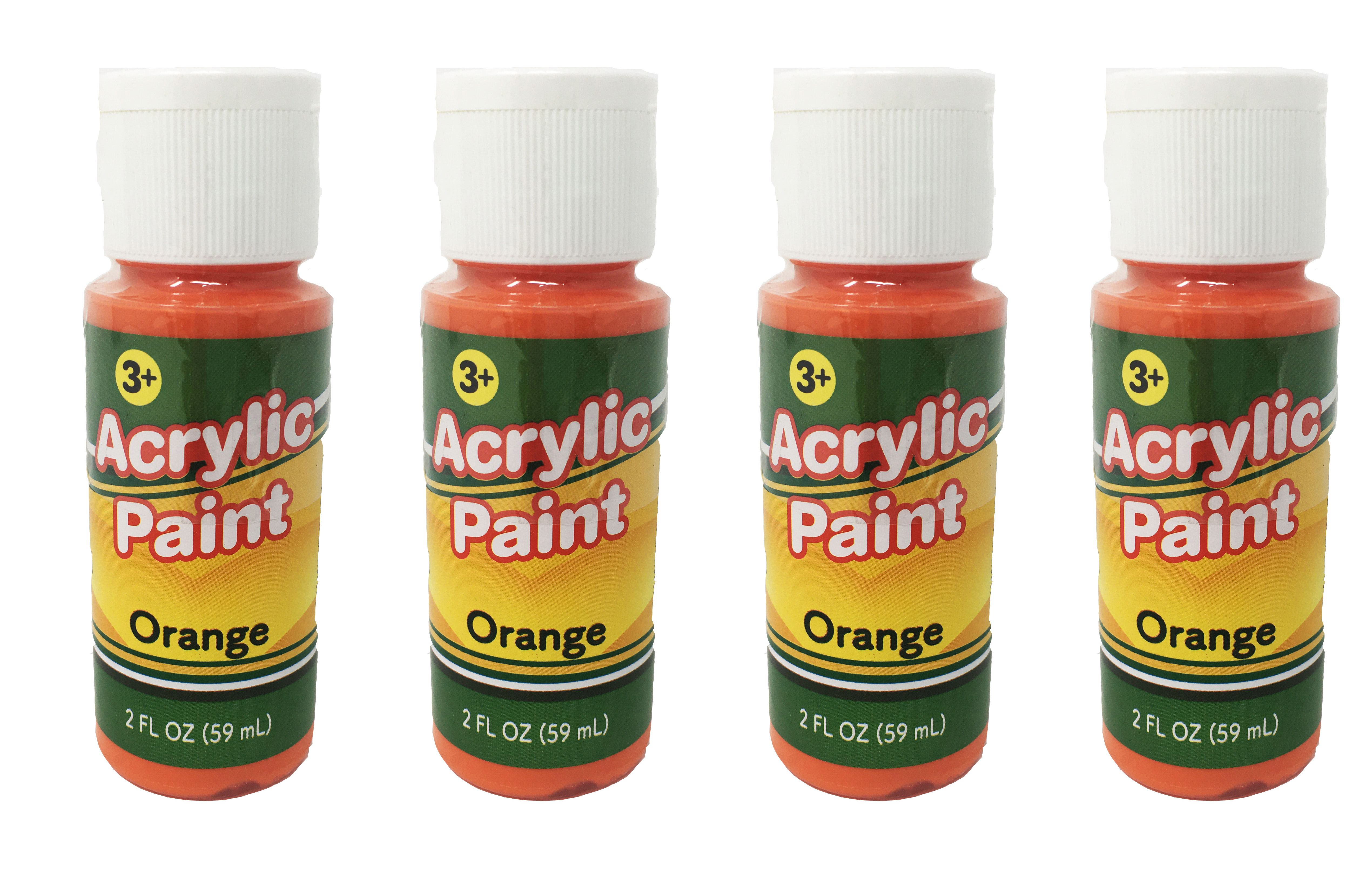 Studio Art Acrylic Paint Bottle 15 oz NonToxic WaterBased Pack of 4