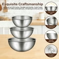 thumbnail image 2 of Juego de 3 bowls para mezclar Gronivex de acero inoxidable, 600-3000 ml, 2 of 8
