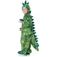 thumbnail image 2 of Dress-Up-America T-Rex Costume for Kids - Dinosaur Costume for Boys and Girls - Green Dino Jumpsuit Small, 2 of 4