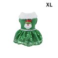 thumbnail image 3 of Greeniant Ropa para perros, vestido de Navidad, suministros para mascotas, gran resistencia, mano de obra fina, verde, bonito, transpirable, para Ropa para mascotas Verde/XL Greeniant PT004236-08, 3 of 6