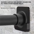 thumbnail image 4 of IKemiter Shower Curtain Rod Holder Multipurpose Wall Mounted Non Slip Holder for Bathroom Easy Installation, 4 of 6