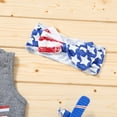 thumbnail image 6 of Dooleck Baby Girl 4th of July Outfit Infant Shirt Tops Shorts American Flag Clothes, 6 of 7