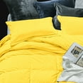thumbnail image 5 of NTBAY 3 Piece Velvet King Duvet Cover Set with Zipper Closure and Corner Tie, Ultra Soft and Luxury Comforter Cover Set, 90"x104", Yellow, 5 of 5