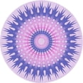 thumbnail image 1 of Ahgly Company Indoor Round Patterned Blossom Pink Area Rugs, 4' Round, 1 of 6