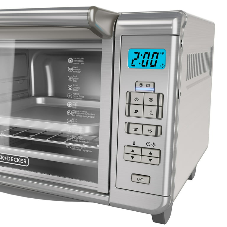  BLACK+DECKER Countertop Convection Toaster Oven, Stainless Steel:  Toaster Ovens: Home & Kitchen