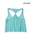 thumbnail image 2 of Aeropostale Womens Heathered Twist Tank Top, Verde, Small, 2 of 2