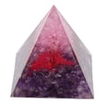 thumbnail image 1 of Energy Pyramid Ornament,Pyramid Epoxy Ornament Good Pyramid Power Stone Epoxy Ornament Superior Craftsmanship, 1 of 14