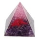 thumbnail image 1 of Verdant Touch Adorno epoxi pirámide de resina epoxi, buena durabilidad, exquisita mano de obra, pirámide morada, piedra de poder para sala de estar, dormitorio, oficina, 1 of 14