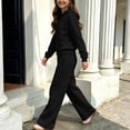 thumbnail image 6 of LvhaoGJOB Big Kids Boys Hoodie and Pants Outfit Set, Black - fleece fabric, ready for print, 6 of 7
