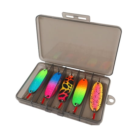 Swimming Fishing Spoons Lures Treble Hook Set Curved Hard Fish Baits Metal Construction Fishing Sequins Lures Baits