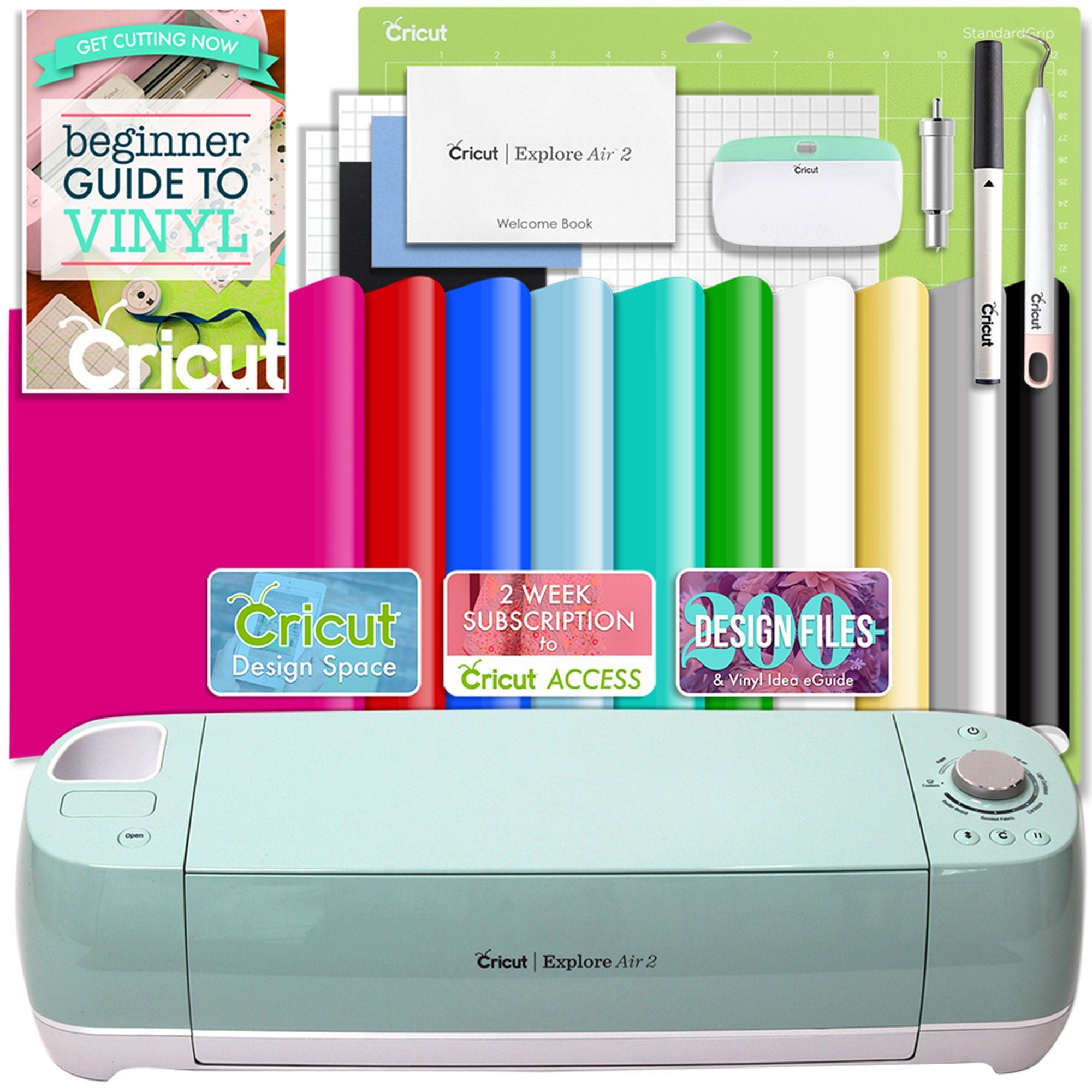 cricut explore air 2 vinyl bundle walmartcom