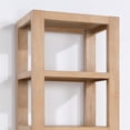 thumbnail image 3 of Leon 22in. Brown Linen Storage Cabinet for Bathroom and more, 3 of 12