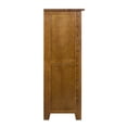 thumbnail image 3 of Pemberly Row Craftsman Mission 5-Drawer Solid Wood Dresser in Cherry, 3 of 4